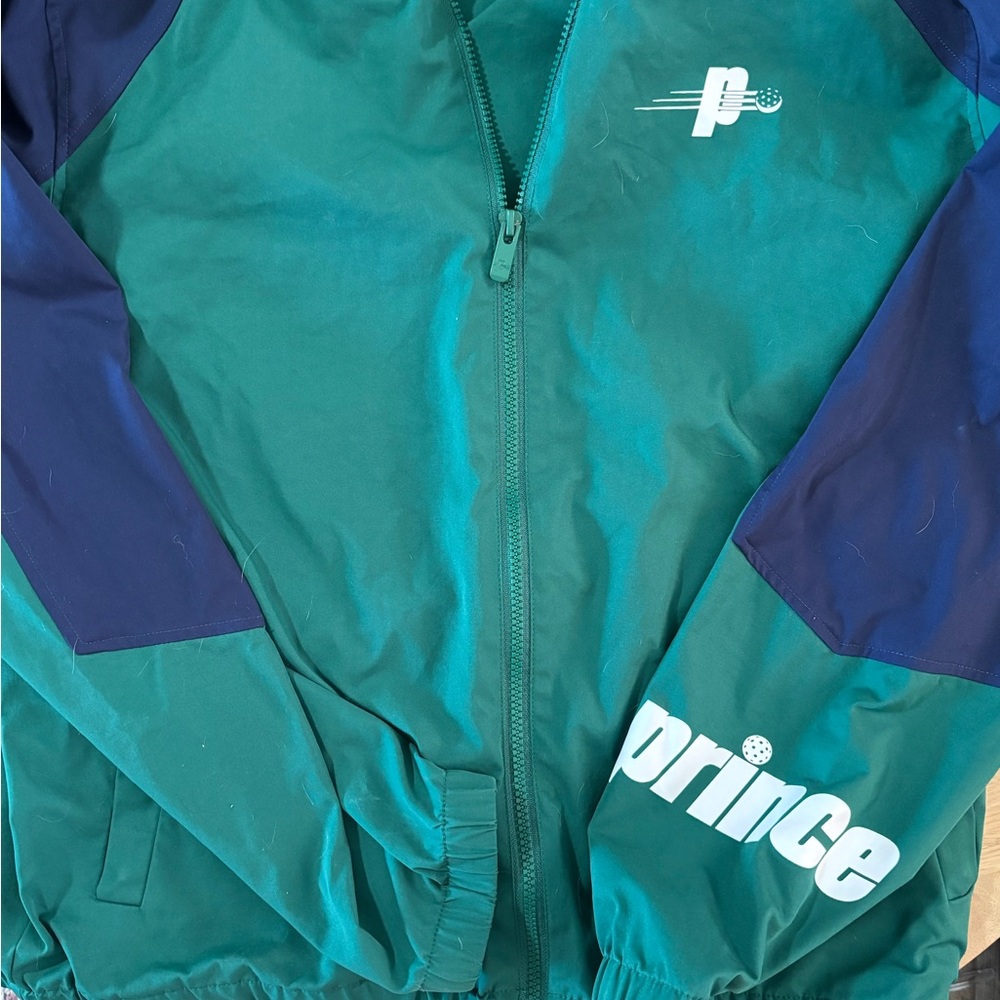 Prince Green and Blue light windbreaker